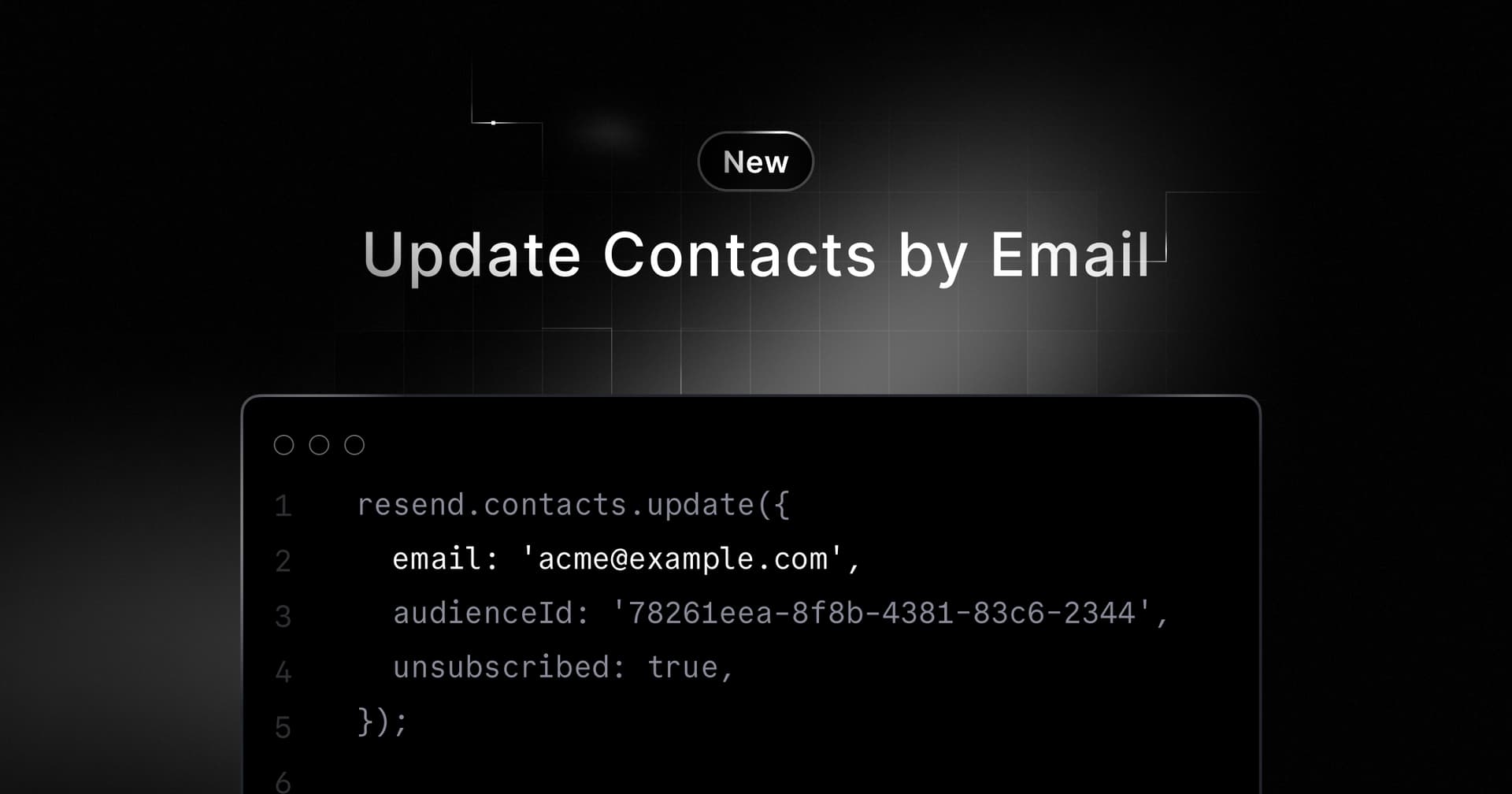 Updated Contact Endpoint